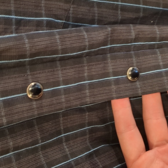 Vintage Panhandle | Long Sleeve Button Down | Black Pearl Snaps | EUC - Picture 3 of 7